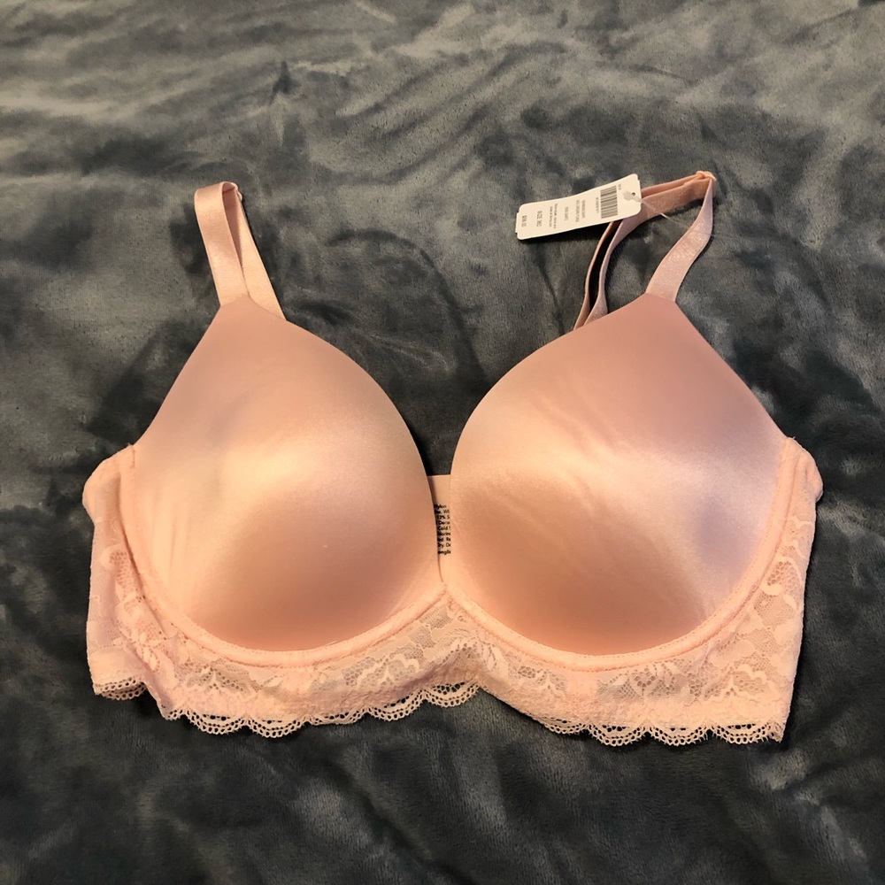 NWT SOMA ENHANCING SHAPE LACE LONGLINE PLUNGE BRA